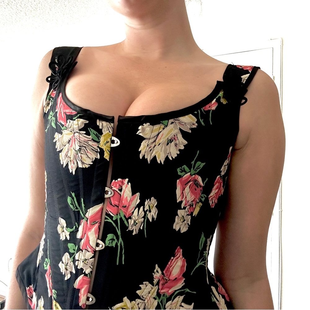 Vintage Floral Corset